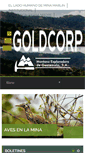 Mobile Screenshot of goldcorpguatemala.com